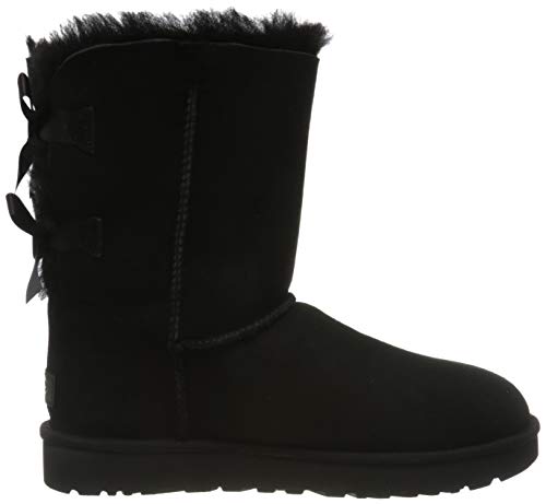 UGG Women's Bailey Bow II Boot, Black, 6