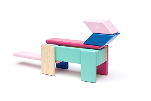 14 Piece Tegu Magnetic Wooden Block Set, Blossom