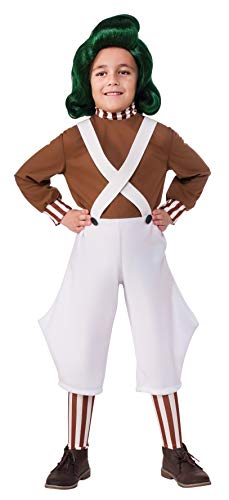 Rubie's Costume Kids Willy Wonka and The Chocolate Factory Oompa Loompa Value Costume, Small, Brown