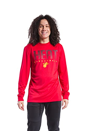 Ultra Game -NBA Men's Active Long Sleeve Pullover T-Shirt