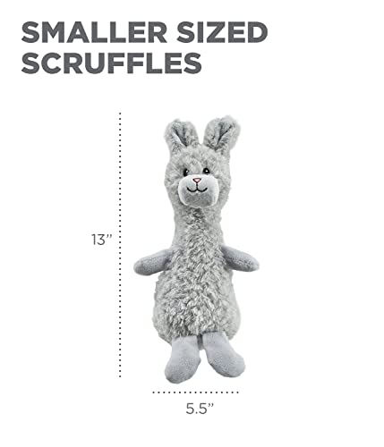 Charming Pet Scruffles Bunny Plush Squeaky Dog Toy, Small