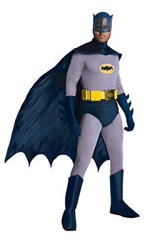 Rubie's mens Grand Heritage Classic Tv Batman Circa 1966 Adult Sized Costumes, Blue/Gray, Standard US