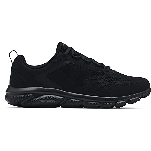 Under Armour mens Charged Assert 9 Running Shoe, Black (003 Black, 12.5 US