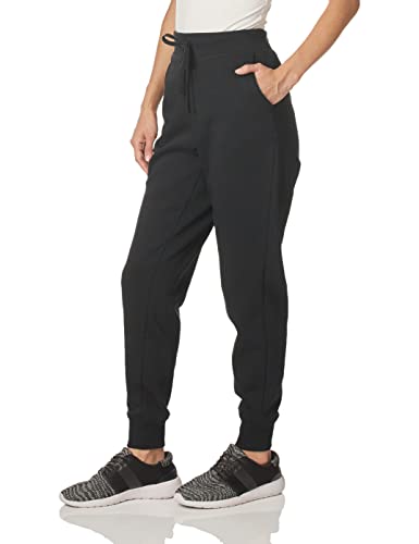 Skechers womens Diamond Logo Jogger Sweatpants, Bold Black, Large US