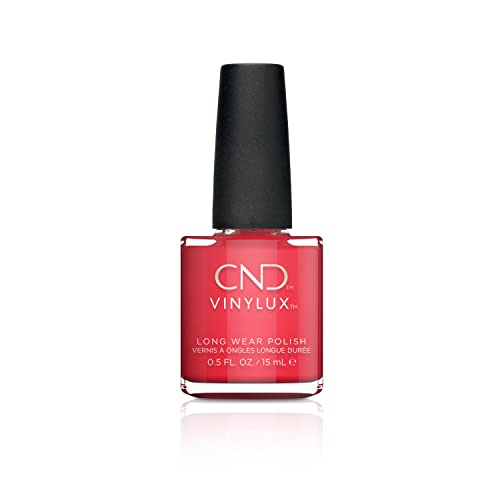 CND Vinylux Longwear Red Nail Polish, Gel-like Shine and Chip Resistant Color, 0.5 Fl Oz