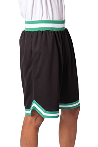 Ultra Game NBA Boston Celtics Mens Woven Basketball Shorts, Team Color, Large