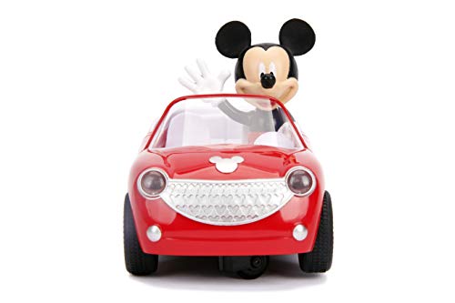 Jada Toys Disney Junior Mickey Mouse Clubhouse Roadster RC Car Red, 7'