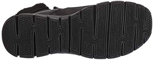 Skechers womens Synergy Snow Boot, Black/Black, 6 US