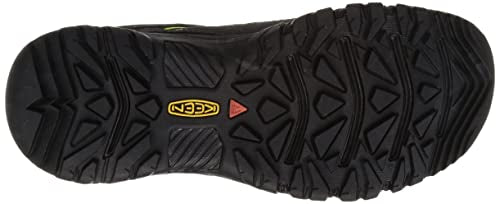 KEEN Men's Targhee 3 Mid Height Waterproof Hiking Boots, Forest Night/Evening Primrose, 8.5