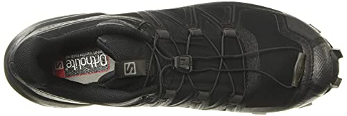 8.5 Salomon Speedcross 5 Trail Running Shoes for Women, Black/Black/Phantom