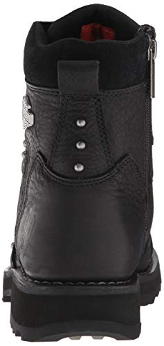 HARLEY-DAVIDSON FOOTWEAR womens Oakleigh Motorcycle Boot, Black, 5.5 US