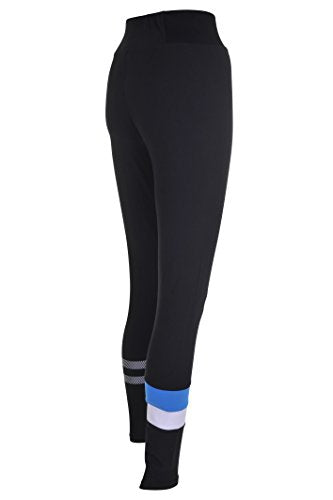 Ultra Game NBA Oklahoma City Thunder Womens Leggings Perimeter Fitness Sport Yoga Pants, Black, Medium