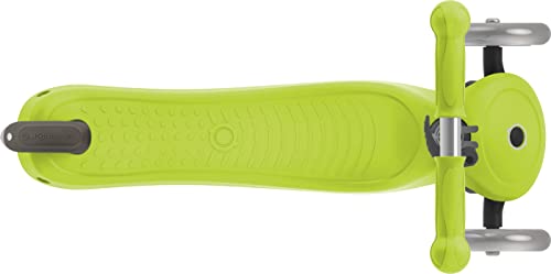 Globber Primo Scooter - Kids Scooters for Ages 3+, Three Wheel Scooter, Adjustable Height, Anti Slip Scooter, Push Scooter, Easy to Assemble, Holds up to 50kg - Childrens Scooter, Green