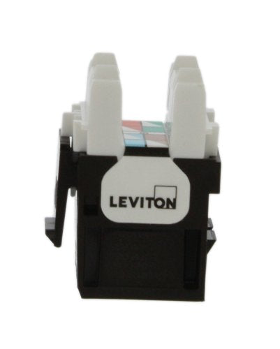 Leviton 61110-RB6 eXtreme 6+ QuickPort Connector, CAT 6, Brown