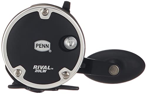 Penn 5.1:1 Gear Ratio 29' Retrieve Rate Rival Level Wind Conventional Boxed 15 Reel, Right Hand