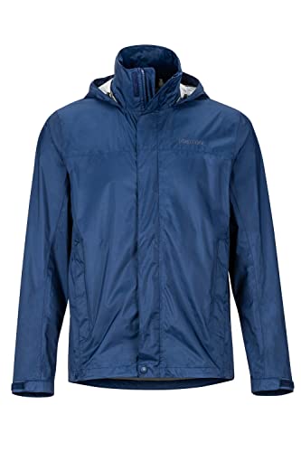 MARMOT Men's PreCip Eco Jacket | Breathable, Recycled, Waterproof | Arctic Navy, Medium