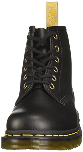 Dr. Martens Unisex Vegan 101 Fashion Boot, Black Felix Rub Off, 5 US Men