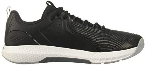 Under Armour Men's Charged Commit Tr 3, Black (001)/White, 7.5 M US