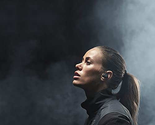 Bang and Olufsen Beoplay E8 Sport True Wireless In-Ear Bluetooth Earphone with Customizable Comfort Fit, Microphones and Touch Control, Wireless Charging Case, 28H Playtime, IP57 Dust and Waterproof Black