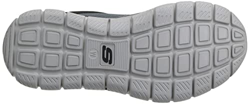 Skechers Men's Track Scloric Oxford, Gray/Navy, 10.5 M US