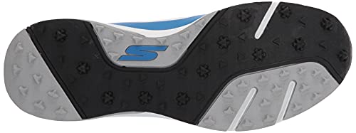 Skechers Men's Go Skech-Air Dos Relaxed Fit Golf Shoe, White/Blue, 9