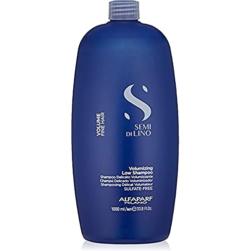 Alfaparf Milano Semi Di Lino Volume Shampoo For Fine Hair – Sulfate Free Volumizing Low Shampoo - Adds Intense Volume, Thickness and Body - Anti-Frizz - Professional Salon Quality - 33.8 fl. Oz.