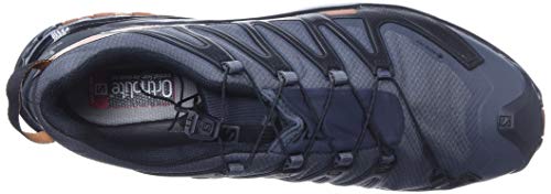 Salomon Men's XA PRO 3D v8 Gore-TEX Trail Running Shoes, Ebony/Caramel Cafe/Black, 9 Wide