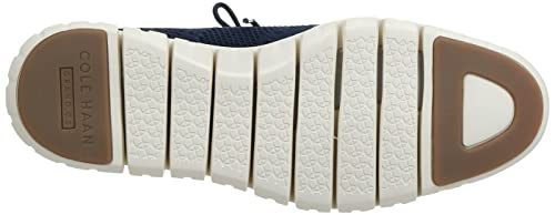 Cole Haan Men's Zerogrand Stitchlite Wingtip Oxford, Marine Blue/Ivory, 9 Medium US