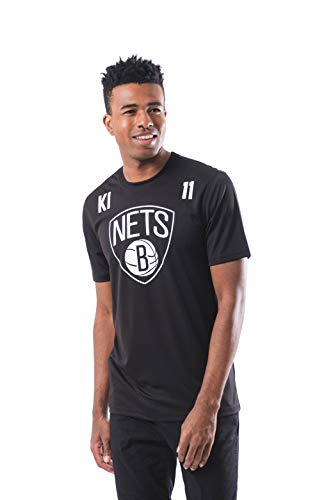 Ultra Game NBA Brooklyn Nets - Kyrie Irving Mens Active Tee Shirt, Team Color, Medium