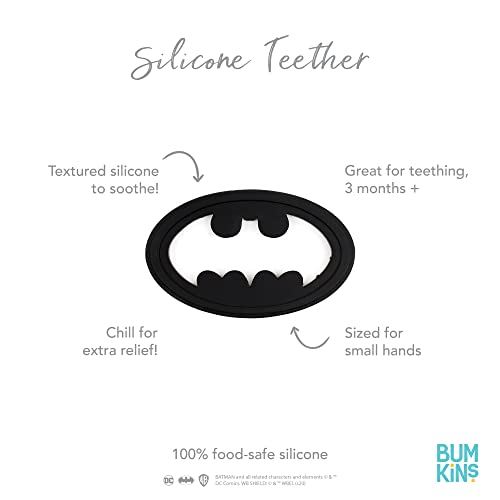 Bumkins DC Comics Silicone Teether - Batman - 3 - 24 Months - 1