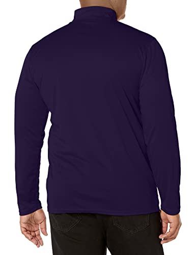 Ultra Game NBA Men's Quarter Zip Long Sleeve Pullover T-Shirt