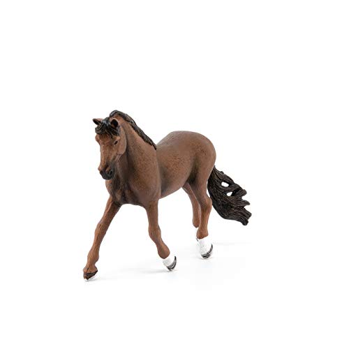 Schleich Horse Club, Horse Toys for Girls and Boys Trakehner Gelding Horse Toy Figurine, Ages 5+