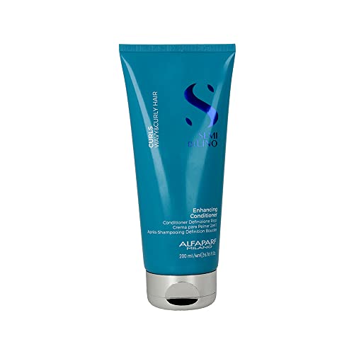 Alfaparf Milano Semi Di Lino Curls Enhancing Conditioner for Wavy and Curly Hair - Hydrates and Nourishes - Reduces Frizz - Protects Against Humidity - Vegan-Friendly Formula - 6.76 fl. oz.