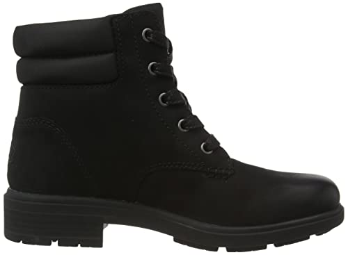 UGG Women's Harrison LACE Fashion Boot, Black Leather, 10