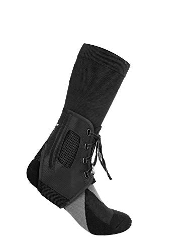 MUELLER Sports Medicine AFT3 Ankle Brace for Men and Women -Perfect for Running, Basketball, and Volleyball,Black, X-Small