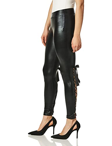 Rubie's womens Lace Wet Look Costume Leggings Party Supplies, Multicolor, One Size US