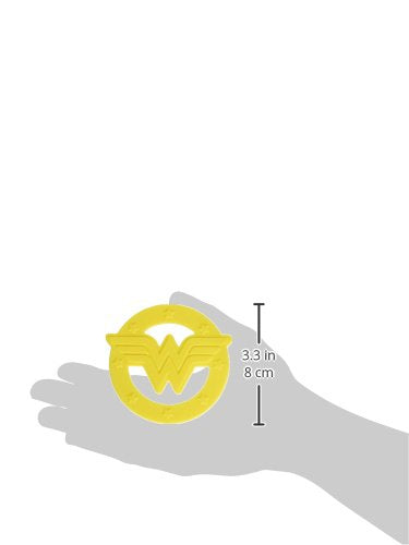 Bumkins Teething Freezer Toys for Babies, DC Comics Wonder Woman Baby Toy Teether, Teething Baby Relief for Gums, Babies 3 Months Up, Freezable Silicone Teether