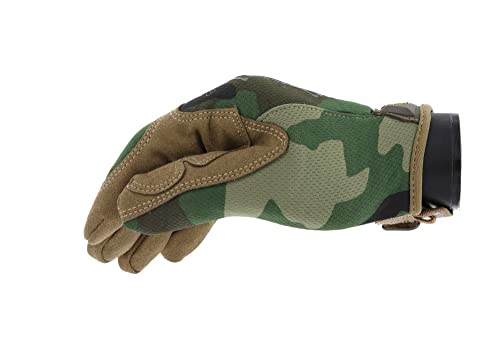 Mechanix Wear - Original Woodland Camo Tactical Gloves (Large, Camouflage) (MG-77-010)