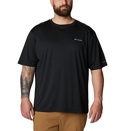 Columbia Men's Zero Rules Short Sleeve Shirt, Black, Medium
