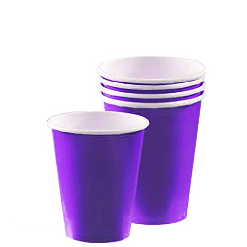New Purple Paper Party Cups - 9 Oz. | Pack of 20