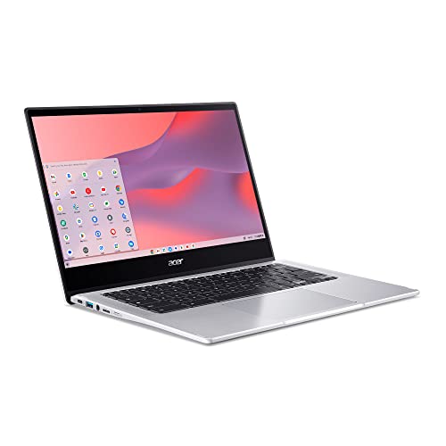 Acer Chromebook Spin 314 Convertible Laptop | Intel Pentium Silver N6000 | 14' HD Corning Gorilla Glass Touch Display | 4GB LPDDR4X | 128GB eMMC | Intel Wi-Fi 6 AX201 | Chrome OS | CP314-1H-P9G7