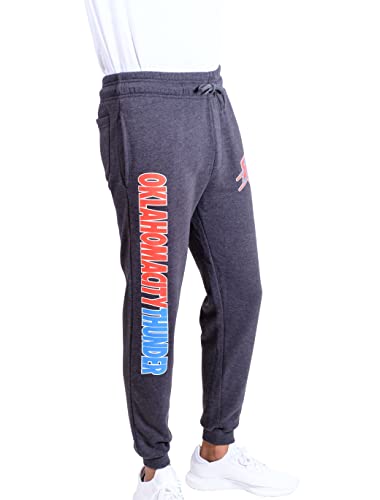 Ultra Game NBA Men's Soft Fleece Active Jogger Sweatpants
