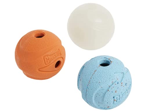 Chuckit! Fetch Medley Ball Set Dog Toys, Medium (2.5 Inch) 3 Pack