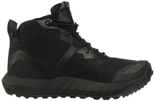 Under Armour mens Micro G Valsetz Mid Military and Tactical Boot, Black (001 Black, 10.5 US