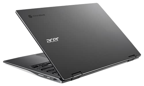Acer Chromebook Spin 513 R841LT-S6DJ | 13.3' FHD IPS Touch Corning Gorilla Glass Display | Qualcomm Snapdragon 7c Compute Platform | 8GB LPDDR4X | 128GB eMMC | 4G LTE | WiFi 5 | Chrome OS, Gray