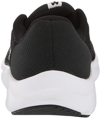 Under Armour Women's Charged Pursuit 3 Running Shoe, Black (001)/White, 7