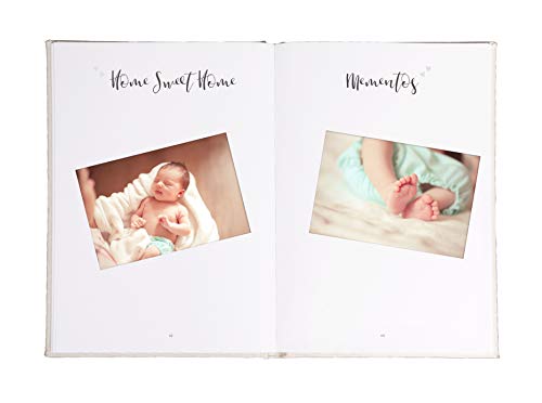 Pearhead Pregnancy Journal, Guided Pregnancy Keepsake Prompted Journal, Gender-Neutral Baby Accessory for New and Expecting Moms, Ivory