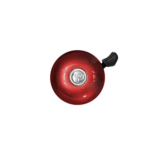 Firmstrong Classic Beach Cruiser Bicycle Bell, Red