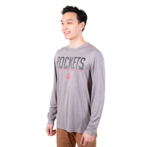 Ultra Game -NBA Men's Active Long Sleeve Pullover T-Shirt