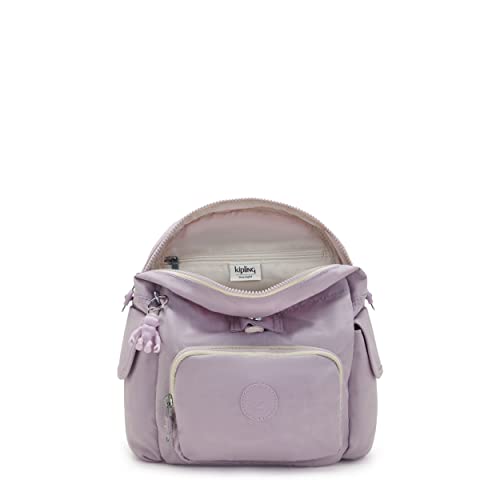 Kipling Women's City Pack Mini Backpack, Lightweight Versatile Daypack, School Bag, Gentle Lilac, 10.75'' L x 11.5'' H x 5.5'' D